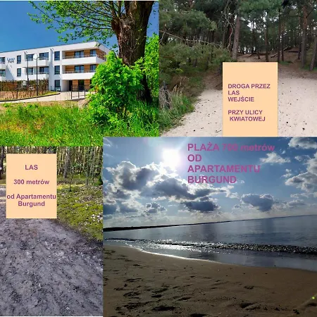 Apartament Burgund Wyspa Sobieszewska Gdańsk